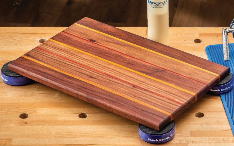  completed diy cutting board project